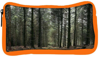 

Snoogg Eco Friendly Canvas Dense Walking Way Designer Student Pen Pencil Case Coin Purse Pouch Cosmetic Makeup Bag (ORANGE) Pouch(Multicolor)