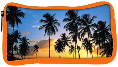 

Snoogg Eco Friendly Canvas Coconuts Trees Designer Student Pen Pencil Case Coin Purse Pouch Cosmetic Makeup Bag (ORANGE) Pouch(Multicolor)