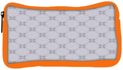 

Snoogg Eco Friendly Canvas Lite Grey Pattern Designer Student Pen Pencil Case Coin Purse Pouch Cosmetic Makeup Bag (ORANGE) Pouch(Multicolor)