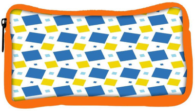 

Snoogg Eco Friendly Canvas Blue And Yellow Blocks Designer Student Pen Pencil Case Coin Purse Pouch Cosmetic Makeup Bag (ORANGE) Pouch(Multicolor)