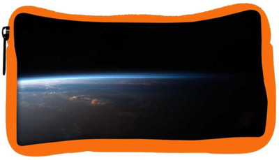 

Snoogg Eco Friendly Canvas Satelite And Earth Designer Student Pen Pencil Case Coin Purse Pouch Cosmetic Makeup Bag (ORANGE) Pouch(Multicolor)