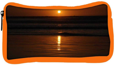 

Snoogg Eco Friendly Canvas Sunset Designer Student Pen Pencil Case Coin Purse Pouch Cosmetic Makeup Bag (ORANGE) Pouch(Multicolor)