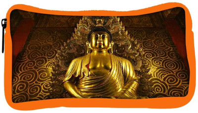 

Snoogg Eco Friendly Canvas Bhudda Designer Student Pen Pencil Case Coin Purse Pouch Cosmetic Makeup Bag (ORANGE) Pouch(Multicolor)