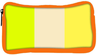 

Snoogg Eco Friendly Canvas Multicolor Pattern Designer Student Pen Pencil Case Coin Purse Pouch Cosmetic Makeup Bag (ORANGE) Pouch(Multicolor)