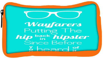 

Snoogg Eco Friendly Canvas Wayfarers Cooler Before You Know Student Pen Pencil Case Coin Purse Pouch Cosmetic Makeup Bag (ORANGE) Pouch(Multicolor)