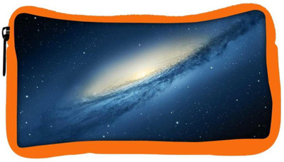 

Snoogg Eco Friendly Canvas Blue Galaxy Designer Student Pen Pencil Case Coin Purse Pouch Cosmetic Makeup Bag (ORANGE) Pouch(Multicolor)