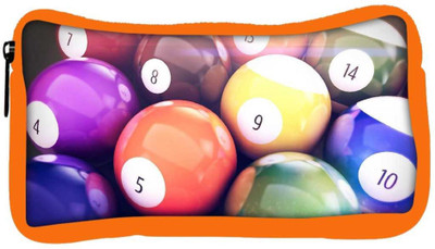 

Snoogg Eco Friendly Canvas Billiard Balls Designer Student Pen Pencil Case Coin Purse Pouch Cosmetic Makeup Bag (ORANGE) Pouch(Multicolor)