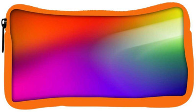 

Snoogg Eco Friendly Canvas Multicolor Pattern Design Designer Student Pen Pencil Case Coin Purse Pouch Cosmetic Makeup Bag (ORANGE) Pouch(Multicolor)