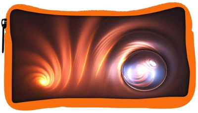 

Snoogg Eco Friendly Canvas Abstarct Curves Multicolor Designer Student Pen Pencil Case Coin Purse Pouch Cosmetic Makeup Bag (ORANGE) Pouch(Multicolor)