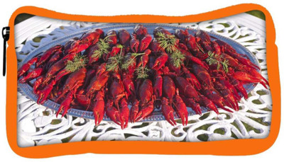 

Snoogg Eco Friendly Canvas Crayfishes Student Pen Pencil Case Coin Purse Pouch Cosmetic Makeup Bag (ORANGE) Pouch(Multicolor)