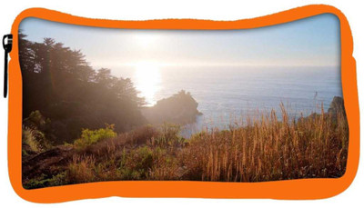 

Snoogg Eco Friendly Canvas Sunrise View Designer Student Pen Pencil Case Coin Purse Pouch Cosmetic Makeup Bag (ORANGE) Pouch(Multicolor)