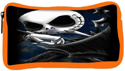 

Snoogg Eco Friendly Canvas Naughty Ghost Designer Student Pen Pencil Case Coin Purse Pouch Cosmetic Makeup Bag (ORANGE) Pouch(Multicolor)