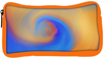 

Snoogg Eco Friendly Canvas Blue Smoke Designer Student Pen Pencil Case Coin Purse Pouch Cosmetic Makeup Bag (ORANGE) Pouch(Multicolor)