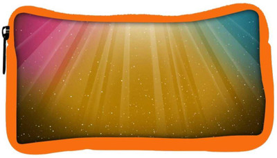 

Snoogg Eco Friendly Canvas Multicolor Background Designer Student Pen Pencil Case Coin Purse Pouch Cosmetic Makeup Bag (ORANGE) Pouch(Multicolor)