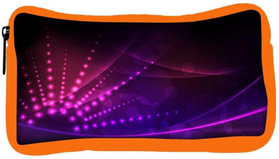 

Snoogg Eco Friendly Canvas Abstract Neon Design Designer Student Pen Pencil Case Coin Purse Pouch Cosmetic Makeup Bag (ORANGE) Pouch(Multicolor)