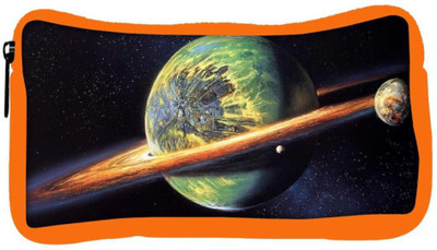 

Snoogg Eco Friendly Canvas Cool Planet Designer Student Pen Pencil Case Coin Purse Pouch Cosmetic Makeup Bag (ORANGE) Pouch(Multicolor)