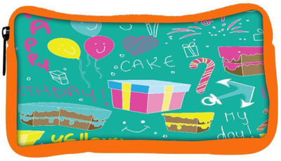 

Snoogg Eco Friendly Canvas Red Spots Pattern Designer Student Pen Pencil Case Coin Purse Pouch Cosmetic Makeup Bag (ORANGE) Pouch(Multicolor)