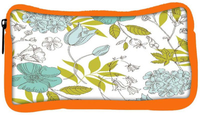 

Snoogg Eco Friendly Canvas Green Leaves White Designer Student Pen Pencil Case Coin Purse Pouch Cosmetic Makeup Bag (ORANGE) Pouch(Multicolor)