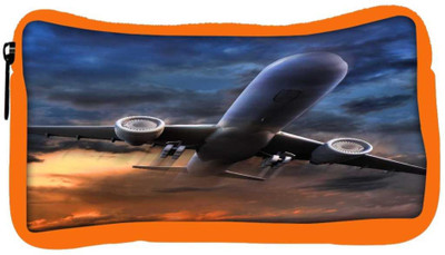 

Snoogg Eco Friendly Canvas Airliner Take Off Illustration Student Pen Pencil Case Coin Purse Pouch Cosmetic Makeup Bag (ORANGE) Pouch(Multicolor)