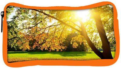 

Snoogg Eco Friendly Canvas Sunrise In Garden Designer Student Pen Pencil Case Coin Purse Pouch Cosmetic Makeup Bag (ORANGE) Pouch(Multicolor)