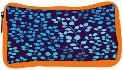 

Snoogg Eco Friendly Canvas Blue Leaves Designer Student Pen Pencil Case Coin Purse Pouch Cosmetic Makeup Bag (ORANGE) Pouch(Multicolor)