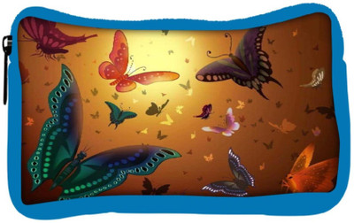 

Snoogg Eco Friendly Canvas Butterfly Pattern 2453 Student Pen Pencil Case Coin Purse Pouch Cosmetic Makeup Bag (BLUE) Pouch(Multicolor)
