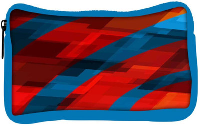 

Snoogg Eco Friendly Canvas Distorted Vibe 2405 Student Pen Pencil Case Coin Purse Pouch Cosmetic Makeup Bag (BLUE) Pouch(Multicolor)