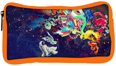 

Snoogg Eco Friendly Canvas Trippy Spaceman Designer Student Pen Pencil Case Coin Purse Pouch Cosmetic Makeup Bag (ORANGE) Pouch(Multicolor)