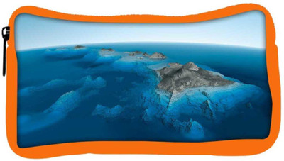 

Snoogg Eco Friendly Canvas Blue Water Sea Designer Student Pen Pencil Case Coin Purse Pouch Cosmetic Makeup Bag (ORANGE) Pouch(Multicolor)