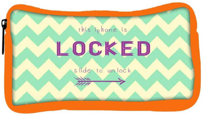 

Snoogg Eco Friendly Canvas Phone Is Locked Student Pen Pencil Case Coin Purse Pouch Cosmetic Makeup Bag (ORANGE) Pouch(Multicolor)
