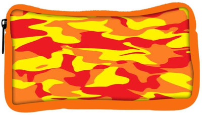 

Snoogg Eco Friendly Canvas Camouflage Red 2762 Student Pen Pencil Case Coin Purse Pouch Cosmetic Makeup Bag (ORANGE) Pouch(Multicolor)