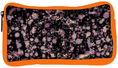 

Snoogg Eco Friendly Canvas Crazy Stuff By Aket Designer Student Pen Pencil Case Coin Purse Pouch Cosmetic Makeup Bag (ORANGE) Pouch(Multicolor)