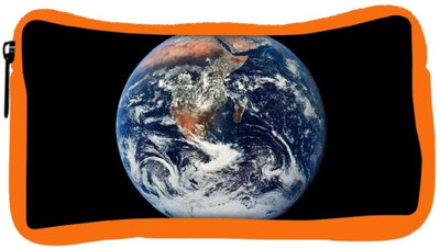 

Snoogg Eco Friendly Canvas Earth Designer Student Pen Pencil Case Coin Purse Pouch Cosmetic Makeup Bag (ORANGE) Pouch(Multicolor)