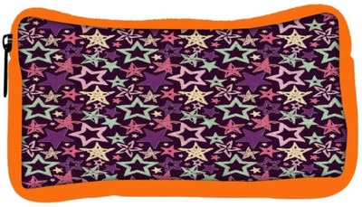 

Snoogg Eco Friendly Canvas Star Pattern Purple Student Pen Pencil Case Coin Purse Pouch Cosmetic Makeup Bag (ORANGE) Pouch(Multicolor)