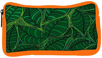 

Snoogg Eco Friendly Canvas Abstract Sketch Of Leaf Background Vector Illustration Student Pen Pencil Case Coin Purse Pouch Cosmetic Makeup Bag (ORANGE) Pouch(Multicolor)
