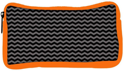 

Snoogg Eco Friendly Canvas Grey Black Wave 2457 Student Pen Pencil Case Coin Purse Pouch Cosmetic Makeup Bag (ORANGE) Pouch(Multicolor)