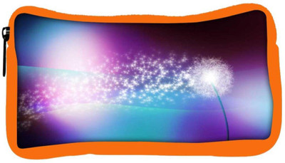 

Snoogg Eco Friendly Canvas Sparkling Petals Designer Student Pen Pencil Case Coin Purse Pouch Cosmetic Makeup Bag (ORANGE) Pouch(Multicolor)