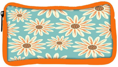 

Snoogg Eco Friendly Canvas Seamless Floral Pattern Flowers Texture Daisy Student Pen Pencil Case Coin Purse Pouch Cosmetic Makeup Bag (ORANGE) Pouch(Multicolor)