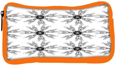 

Snoogg Eco Friendly Canvas Multiple Pattern Designer Student Pen Pencil Case Coin Purse Pouch Cosmetic Makeup Bag (ORANGE) Pouch(Multicolor)