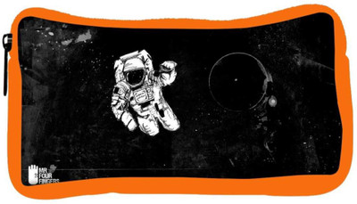 

Snoogg Eco Friendly Canvas Astronaut Designer Student Pen Pencil Case Coin Purse Pouch Cosmetic Makeup Bag (ORANGE) Pouch(Multicolor)