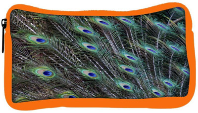 

Snoogg Eco Friendly Canvas Peacock Feathers Picture Student Pen Pencil Case Coin Purse Pouch Cosmetic Makeup Bag (ORANGE) Pouch(Multicolor)