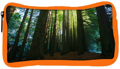 

Snoogg Eco Friendly Canvas Many Tress Designer Student Pen Pencil Case Coin Purse Pouch Cosmetic Makeup Bag (ORANGE) Pouch(Multicolor)