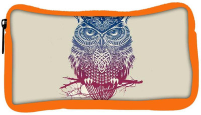 

Snoogg Eco Friendly Canvas Owl Paint Student Pen Pencil Case Coin Purse Pouch Cosmetic Makeup Bag (ORANGE) Pouch(Multicolor)