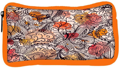 

Snoogg Eco Friendly Canvas Seamless Texture With Flowers And Butterflies Endless Floral Pattern Student Pen Pencil Case Coin Purse Pouch Cosmetic Makeup Bag (ORANGE) Pouch(Multicolor)