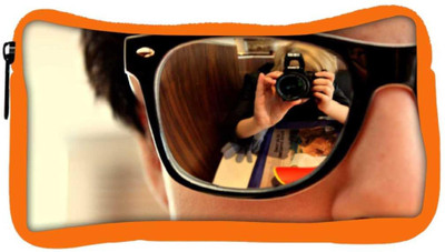 

Snoogg Eco Friendly Canvas Glares Designer Student Pen Pencil Case Coin Purse Pouch Cosmetic Makeup Bag (ORANGE) Pouch(Multicolor)