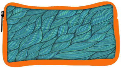 

Snoogg Eco Friendly Canvas Seamless Waves Texture Student Pen Pencil Case Coin Purse Pouch Cosmetic Makeup Bag (ORANGE) Pouch(Multicolor)