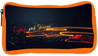 

Snoogg Eco Friendly Canvas Lights And Shapes Designer Student Pen Pencil Case Coin Purse Pouch Cosmetic Makeup Bag (ORANGE) Pouch(Multicolor)