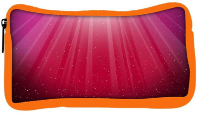 

Snoogg Eco Friendly Canvas Red Background Designer Student Pen Pencil Case Coin Purse Pouch Cosmetic Makeup Bag (ORANGE) Pouch(Multicolor)