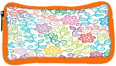

Snoogg Eco Friendly Canvas Seamless Texture With Flowers And Butterflies Endless Floral Pattern Student Pen Pencil Case Coin Purse Pouch Cosmetic Makeup Bag (ORANGE) Pouch(Multicolor)
