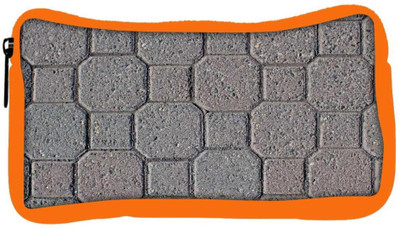 

Snoogg Eco Friendly Canvas Grey Floors Designer Student Pen Pencil Case Coin Purse Pouch Cosmetic Makeup Bag (ORANGE) Pouch(Multicolor)